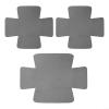 12-Pack Felt Pan Protectors For Baking Sheets, Non-Scratch Storage Mats For Glass Ceramic Cookware, Grey Dish Padding Liners (8 Medium 4 Large) view 1
