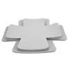 12-Pack Felt Pan Protectors For Baking Sheets, Non-Scratch Storage Mats For Glass Ceramic Cookware, Grey Dish Padding Liners (8 Medium 4 Large) view 3