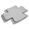 12-Pack Felt Pan Protectors For Baking Sheets, Non-Scratch Storage Mats For Glass Ceramic Cookware, Grey Dish Padding Liners (8 Medium 4 Large) view 4