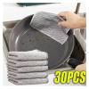 20 * 20cm Magic Cleaning Cloth Thickened Metal Steel Wire Rags Kitchen Dish Pot Washdishing Cloths(30PCS,Double Layer) view 2