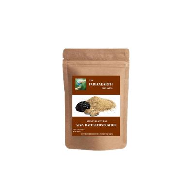 100% Pure And Organic Ajwa Dates Seed Powder 200gm (7oz.)