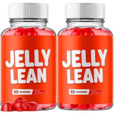 (2 Pack) Jelly Lean Gummies, Jelly Lean Gummys with Natural Ingredients, Advanced Formula JellyLean Maximum Strength Health and Wellness Multivitamin Gummy Supplement for Women and Men (120 Gummies)