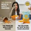 Snack Chs Balls Cheddar 4 oz Pack of 2 Cheddar Cheese Balls Crunchy Cheese Puffs Mozzarella Balls Style Cheese Puffs Party Chips Alternative with a Random Item 3 Items view 2