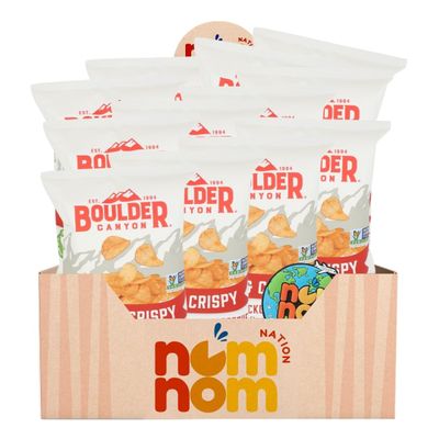 Chips Thin Crsp Hkry Bbq 6 oz Bags 12 Count Chips Snack Pack Bbq Chips Kettle Style Good Crisp Potato Variety Pack Alternative 12 count with Refrigerator Magnet