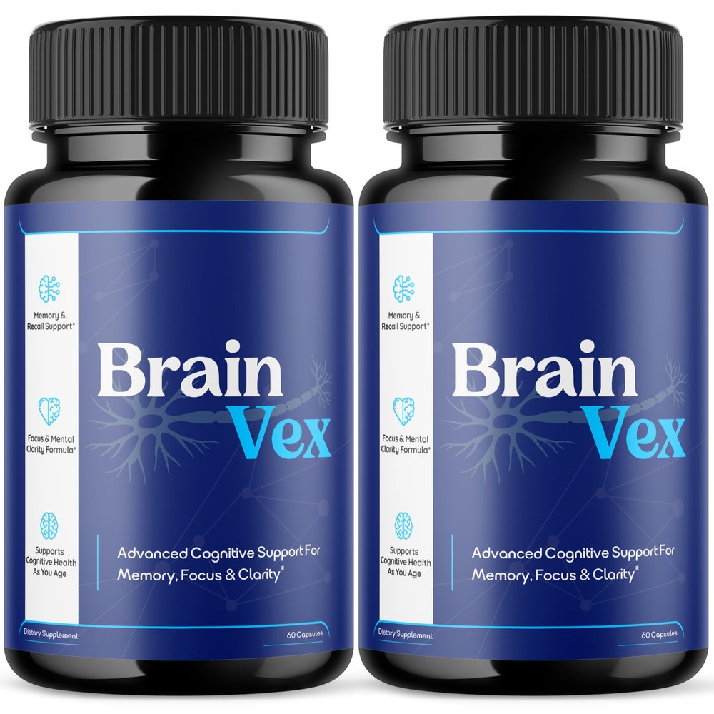 (2 Pack) Brain Vex Capsules, Brainvex Pills with Natural Ingredients, Advanced Formula Brain Vex Maximum Strength Health and Wellness Support Vitamin Supplement for Women and Men (120 Capsules)
