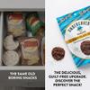 Undercover Quinoa Bites Dark Chocolate 3 oz Bag Puffed Quinoa Chocolate Crisps Quinoa Crisps Healthy Snacks and Puffs Crispy Chips Style Snacks with Refrigerator Magnet - 5 pack view 2