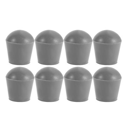 SOESFOUFU 8pcs Replacement Crutch Tips: Anti-Slip Crutch Bottom Pads - Rubber Leg Caps Ends for Canes and Walking Sticks - for Traction and Stability
