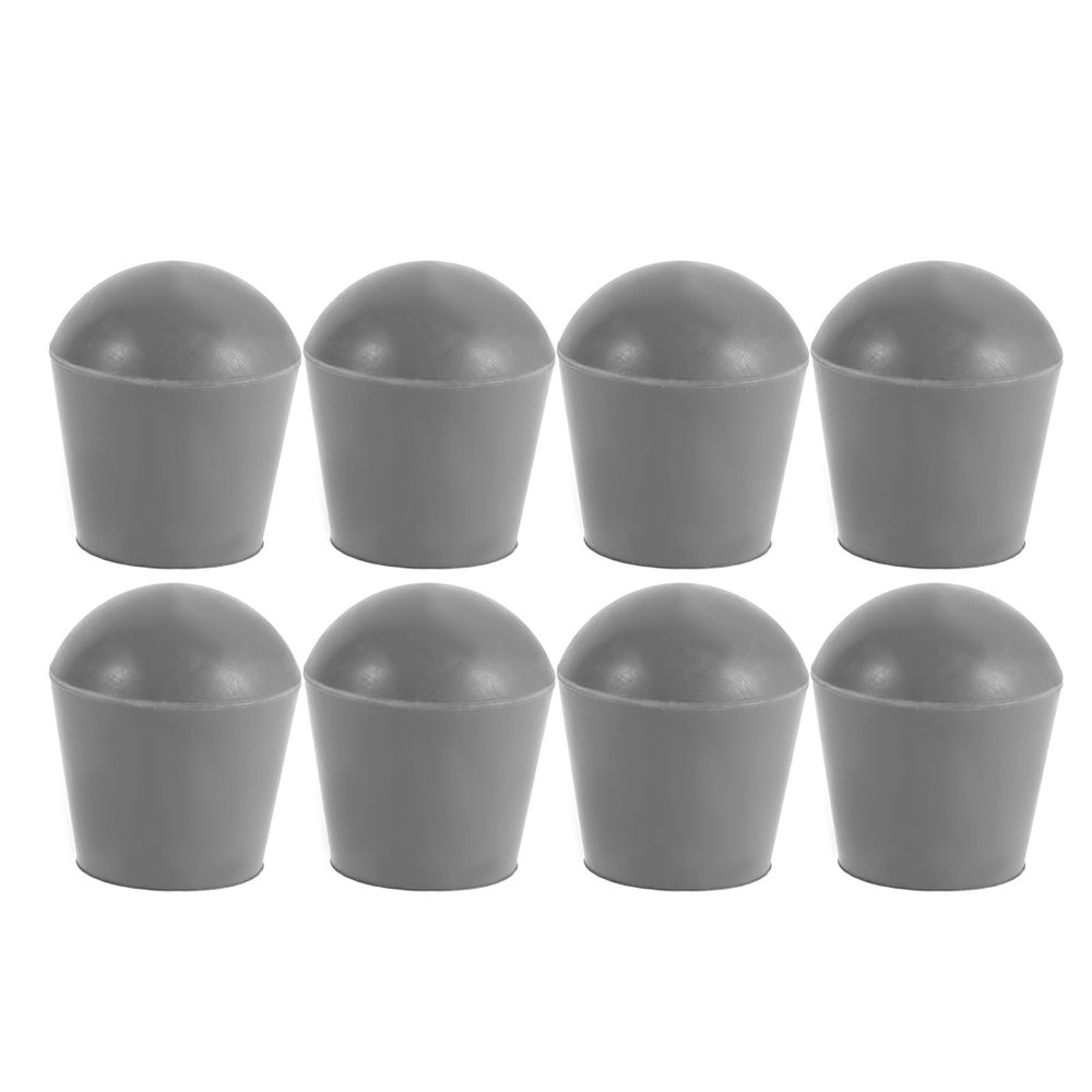 SOESFOUFU 8pcs Replacement Crutch Tips: Anti-Slip Crutch Bottom Pads - Rubber Leg Caps Ends for Canes and Walking Sticks - for Traction and Stability