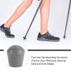 SOESFOUFU 8pcs Replacement Crutch Tips: Anti-Slip Crutch Bottom Pads - Rubber Leg Caps Ends for Canes and Walking Sticks - for Traction and Stability view 4