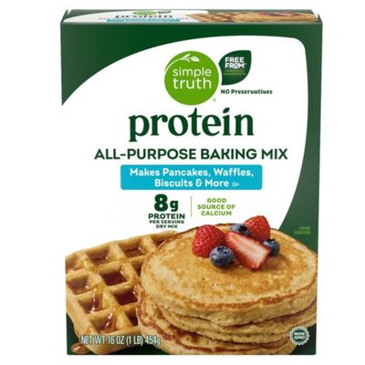 Protein All-Purpose Baking and Pancake Mix, 16 oz, High Protein Flour Blend for Pancakes, Waffles, Muffins, Light and Fluffy Texture
