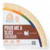 Beehive Cheese Company Bourbon Cheddar Cheese 5 lb Wheel, Pour Me a Slice Cheddar, American Aged Cheddar Infused with Straight Bourbon Whiskey, Creamy Melt for Cooking and Cheese Boards view 1