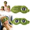 3D Frog Sleep Mask, 3D Funny Sleep Mask, Soft Comfortable Frog Eye Mask with Adjustable Straps, Ideal for Travel, Naps and Night Sleep (2pcs) view 1