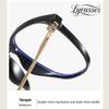 Lyrasses 2.0Upgraded version Black Square Glasses Anti-BlueLight &Photochromic Unisex Fashion Frames Trendy Daily Accessoryfor Gifting High Quality Eyewear with Blue-Light Block (Black Silver) view 3