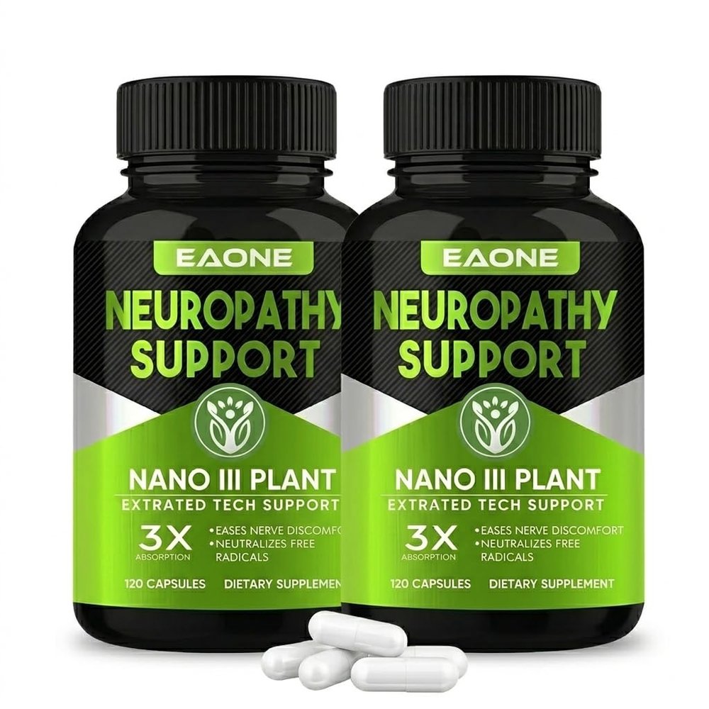 EAONE Nerve Savior for Neuropathy Support, 2 Pack, Neuropathy Supplements for 600mg Alpha Lipoic Acid and Vitamins B, Scientific Nerve Health Supplement for Feet and Hands, Peripheral Comfort Formula