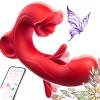 2026 Elegant Version Dual Stimulation Adult for Women 10 Frequency Thrusting Stimulation Modes with Strong Suction Cup for Hands Free Play Automatic Electric Machine Tool for Women Pleasure O5984F view 1