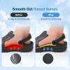 Mirvosa Comfort Insoles for Crocs Clogs - Soft and Breathable Shoe Insoles Designed for Crocs Clogs - Trim to Fit Insert with U Heel Cup for All Day Comfort (Dark Gray, US M 10-10.5 / W 11.5-12) view 3