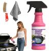 Donpesho Fast-Acting Heavy-Duty Grill Degreaser Spray, BBQ Heavy Duty Degreaser Grill, All Purpose Heavy Duty Cleaner for Burnt Food & Grease, For Kitchen Grates and Racks, Electric Smokers (1Pcs) view 1
