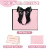 Yeezube 13" Large Gift Bag with 6 sheets of Tissue Paper and 2 Cards, Pink Gift Wrap Bags with Handles and Bow Ribbon for Women, Birthday, Baby Showers, Weddings, Engagement, Bridal Showers (2pcs) view 3