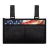 Bivxisrvo American Flag Horse Wheelchair Armrest Accessories Wheel Chair Accessories Adults Lightweight Patriotic Wheelchair Armrest Side Hanging Storage Bag Fathers Mothers Day Gifts view 2