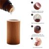 10pcs Essential Oil Diffuser Container Slowly Volatile Cherry Wooden for Sleep Push Car Yoga Aromatherapy Inhaler(Golden Silk Teak) view 3