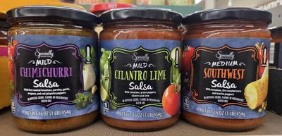 Specially Selected Premium Mild Chimichurri, Mild Cilantro Lime, Medium Southwest Salsa, 16oz 453g (Three Jars)