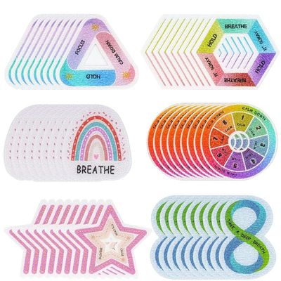 ALFYRCFT Breath Strips, Anxiety Relief Items for Mood Calming Stress Relief Stickers 60 Pcs