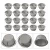 20Pcs Stainless Steel Pipe Screen Filters Concave Mesh Bowls for Pipes Rust-Resistant Pipe Filter Replacement Parts 16x12x8mm view 3