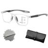Multifocal Glasses Smart Adaptive Technology, Progressive Multifocal Reading Glasses for Women & Men Near and Far Sighted (Transparent,+1.5) view 1