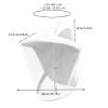 Mosquito Hat Mosquito Head Net Hat Mosquito Sun Hats with Veil Mesh Neck Flap Hiking Camping Boonie Caps (Watermelon Red) view 3