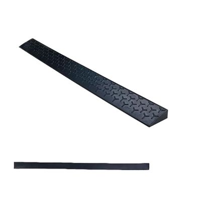 Rubber Threshold Ramp for Doorways, Portable Non-Slip Adjustable Entry Ramp, Curb Ramp for Wheelchairs, Scooter, Power Chairs, Driveways, Cuttable(100 * 7 * 2.5Cm)