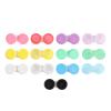 Alianm Contact Lens Cases 100PCS Contact Lens Cases Contact Lens Holder Box Left/Right Eyes Contact Lens Container(Transparent Green) view 3