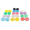 Alianm Contact Lens Cases 100PCS Contact Lens Cases Contact Lens Holder Box Left/Right Eyes Contact Lens Container(Transparent Green) view 4
