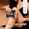Depehelp Heated Body Scraper Tool Electric Fascia Massager with Heat and Vibration 3-in-1 Smart Gua Sha Device for Full Body Relaxation and Recovery Support Digital Display Gym Bag Ready view 3