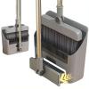 3 in 1 Broom and Dustpan Set with Adjustable Push Broom with Long Handle for Floor Sweeping,Brooms Set for Indoor & Outdoor Sweeping and Scrubbing, Ideal for Pet Hair, Liquids Spills,Dirt view 1