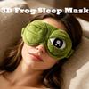 3D Frog Sleep Mask - Comfortable Adjustable Eyelids Eye Mask for Sleeping | Perfect for Home, Office, Travel | Soft Elastic Straps | Fun Gift view 2