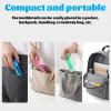 Auteonsa 4 PCS Travel Tooth Brushes, Mini Travel Toothbrush Soft Bristle with Cover, Portable Folding Toothbrush for Camping Hiking Home view 3