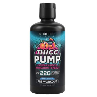 BioXgenic Thicc Pump Liquid Pre-Workout - 32 oz - Berry Lemonade