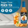 Sugar Free Peach Tea Syrup by Syruvia 4-Pack, 25.4 fl oz, Wholesale Coffee Syrup Shops, Cafes, Baristas, Bistros, & Beverage Bars, Bulk Kosher & Gluten-Free view 2