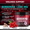 Secret Element Berberine HCL Supplement 1500 mg, High Potency Vegan Capsules with Beet Root, Citrus Bergamot & Black Currant, Non-GMO, 180 Capsules, Pack of 2 view 2