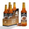 Cookie Butter Syrup by Syruvia 4-Pack, 25.4 fl oz, Wholesale Coffee Syrup Shops, Cafes, Baristas, Bistros, & Beverage Bars, Bulk Kosher & Gluten-Free view 1