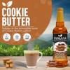 Cookie Butter Syrup by Syruvia 4-Pack, 25.4 fl oz, Wholesale Coffee Syrup Shops, Cafes, Baristas, Bistros, & Beverage Bars, Bulk Kosher & Gluten-Free view 2