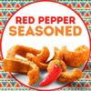 Mercado Red Pepper Seasoned Pork Cracklin Strips, Spicy Crunchy Pork Rinds, Keto Friendly, High Protein, Low Carb Snack, 3.5 oz, Pack of 4 view 2