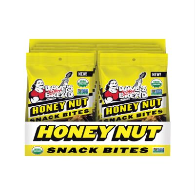 Dave's Killer Bread Honey Nut Organic Snack Bites, 8 packages of 2oz bites