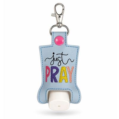 Just Pray Inhaler Holder Key Fob