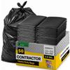 EconoHome Heavy Duty Contractor Garbage Bags - 2.8 Mil Extra Thick - 55-60 Gallon Trash Bags for Construction, Demo & Commercial Use, Lawn & Yard Cleanup - Extra Large 38x53" Made in USA, 50 Count view 1