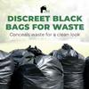 EconoHome Heavy Duty Contractor Garbage Bags - 2.8 Mil Extra Thick - 55-60 Gallon Trash Bags for Construction, Demo & Commercial Use, Lawn & Yard Cleanup - Extra Large 38x53" Made in USA, 50 Count view 2