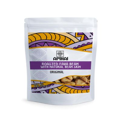 Apikai - Roasted Fava Beans (Natural) - Pack of 3