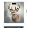 Animal Deer Scale for Body Weight Highly Accurate Digital Bathroom Body Scale Bright LCD Display & Large Clear Numbers Tempered Glass Safe Rounded Corners for Home Use view 2