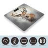 Animal Deer Scale for Body Weight Highly Accurate Digital Bathroom Body Scale Bright LCD Display & Large Clear Numbers Tempered Glass Safe Rounded Corners for Home Use view 3