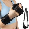 Resting Hand Splint Left & Right Adjustable Night Wrist Brace with Finger Separators for Carpal Tunnel, Arthritis, Tendonitis, Post-Injury Recovery Breathable Hand Support for Straightening Fingers (Large Right) view 1